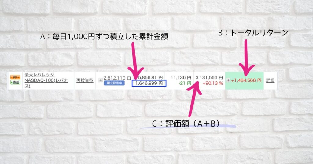 楽天レバナス20241228項目記載